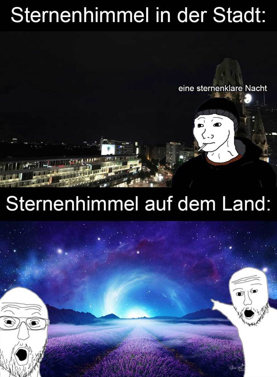 Sternenhimmel-in-der-Stadt-und-auf-dem-Land-Meme
