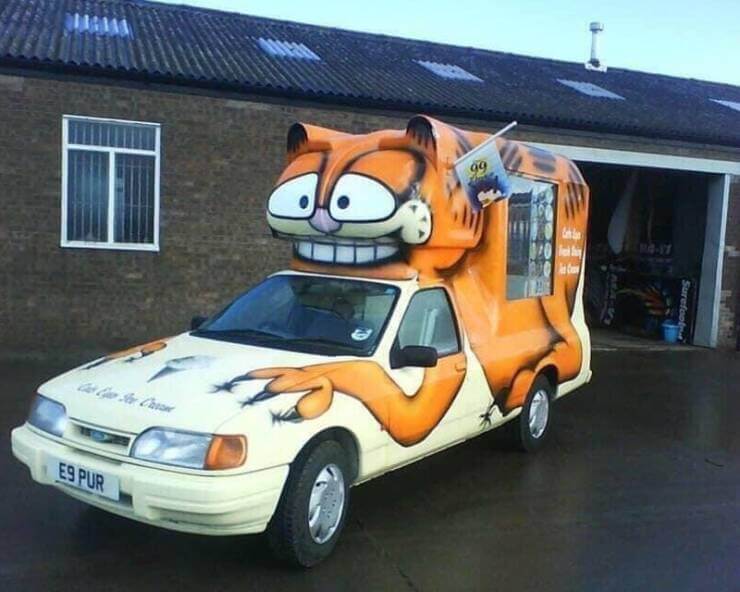 Garfield-Eiswagen