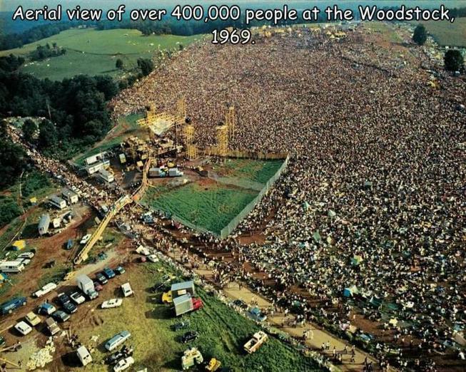 Woodstock-Vogelperspektive