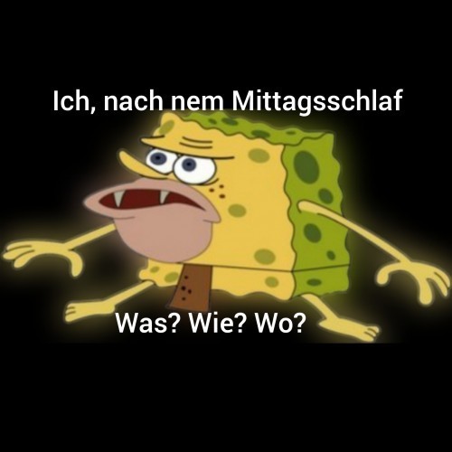 Mittagsschlaf-Meme