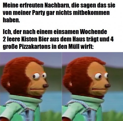 Nachbarn-Party-Meme