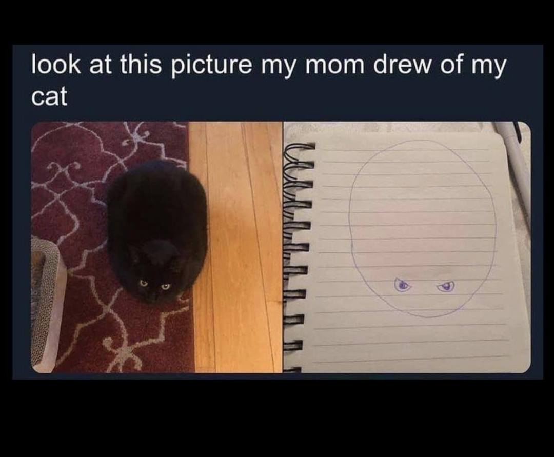 Mutter-malt-Bild-von-Katze
