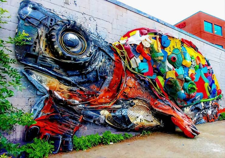 Street-Art-Schildkroete