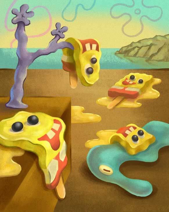 Spongebob-Eis-Kunst