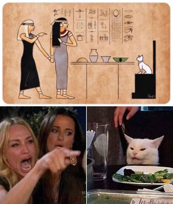 Woman-yelling-at-Cat-Meme-Ancient-Egypt