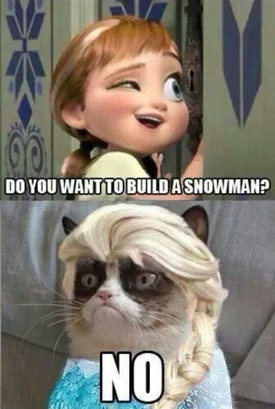 Schneemann-Grumpy-Cat-Meme